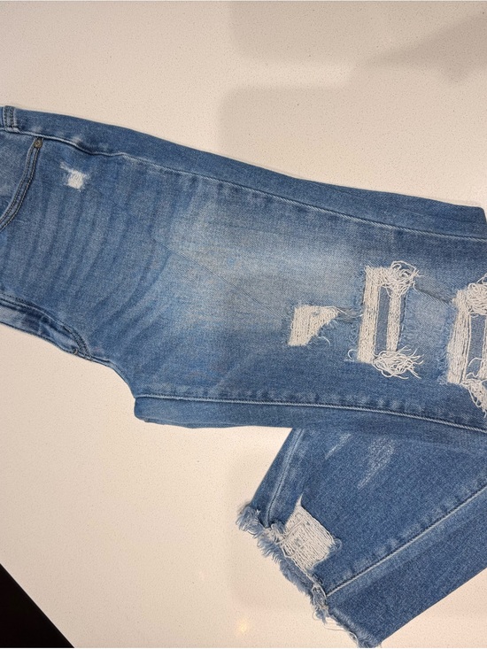 KanCan Denim - KanCan Distressed Women's Blue Denim Jeans